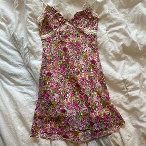 Princess Polly Emilee Mini Dress in Pink Floral